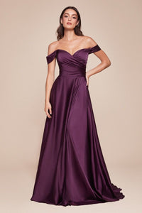 Isabella - Elegantes A-Linien-Abendkleid aus Satin