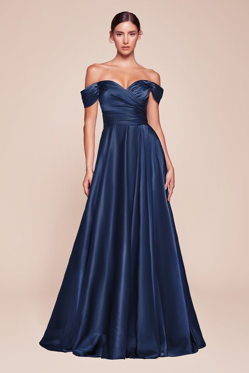 Isabella - Elegantes A-Linien-Abendkleid aus Satin