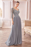 Aloisa - Elegantes A-Linien Abendkleid aus Chiffon