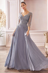 Aloisa - Elegantes A-Linien Abendkleid aus Chiffon