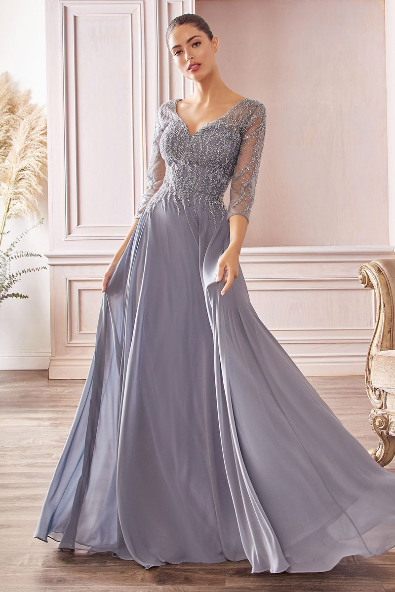 Aloisa - Elegantes A-Linien Abendkleid aus Chiffon