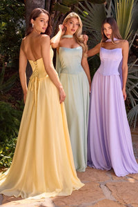 Jenni – Abendkleid Chiffon A-Linie Corsage Elegant