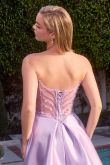 Kera – Abendkleid A-Linie Mikado Corsage Glitzer