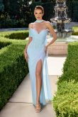 Roslyn – Abendkleid Chiffon Corsage Sweetheart Figurbetont
