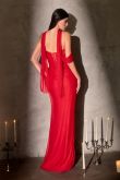 Roslyn – Abendkleid Chiffon Corsage Sweetheart Figurbetont