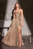 Zala – Abendkleid One-Shoulder Chiffon A-Linie Beinschlitz