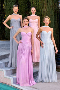 Ema – Abendkleid Chiffon A-Linie Sweetheart Elegant