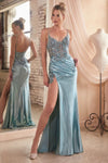 Letizia - Funkelndes Satin-Mermaidkleid