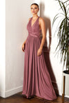 Xenia - Abendkleid Hochwertiges Luxus Jersey Wickelkleid