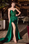 Eandra - Abendkleid mit Satin und Spitze